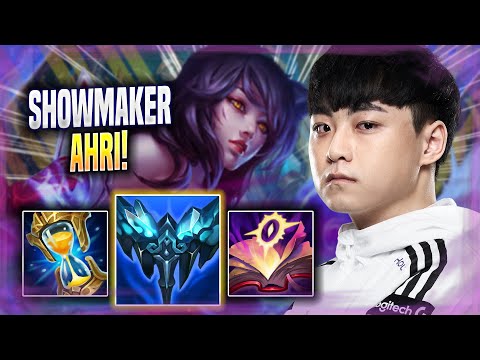 SHOWMAKER PERFECT GAME WITH AHRI! - DK ShowMaker Plays Ahri MID vs Taliyah! | Season 2022