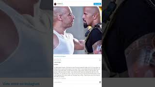 Hobbs will not Return in Fast and Furious 10