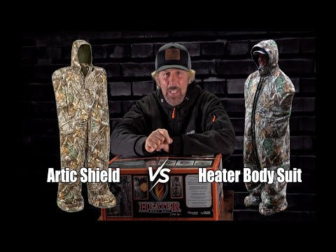 Heater Body Suit vs Artic Shield Body Insulator Suit Comparison