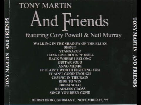 Tony Martin Live with Cozy Powell and Neil Murray Germany 1992
