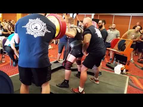 Matt Stenzel squats 310kg@90kg GPC Nats