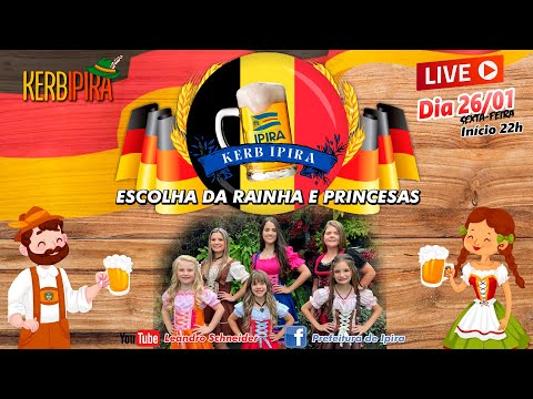 LIVE Escolha das Rainhas e Princesas KERB de IPIRA 2024