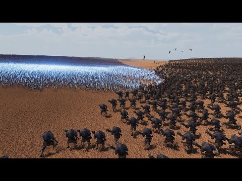 Epic Battle - 800.000 Jedi Soldiers Attack 400.000 Trolls | Ultimate Epic Battle Simulator 2