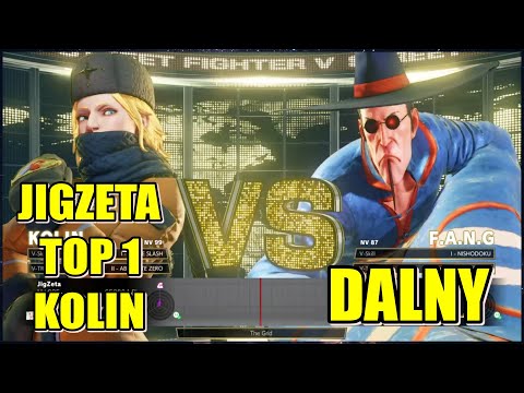 JIGZETA (TOP #1 KOLIN) vs DALNY (FANG) - street fighter 5 champion edition online matches