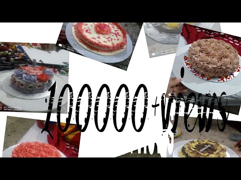 different cakes made by Khalida faizan