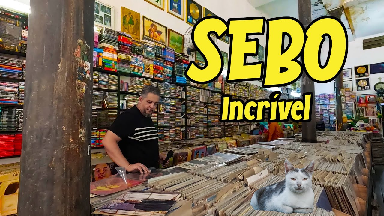 Visitei um Sebo GIGANTE na Avenida São João - Livraria São Paulo