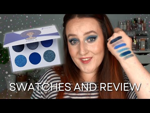 JUVIA'S PLACE OLORI TWO SWATCHES AND REVIEW - Testing Affordable Drugstore Blue Eyeshadow Palette!