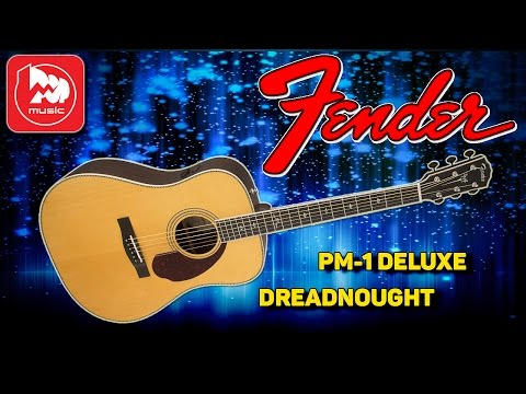 Обзор электроакустической гитары Fender PM-1E