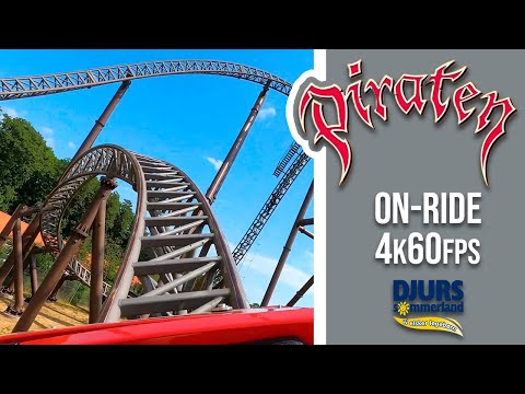 Piraten | On-Ride POV Front/Back - 4k60fps | Intamin Mega-Lite | Djurs Sommerland