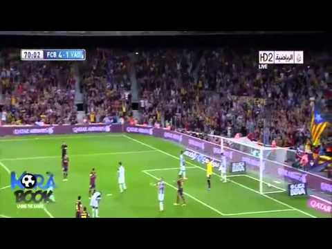 Barcelona (4) vs (1) Real Valladolid - All Goals & Highlights (5/10/2013)