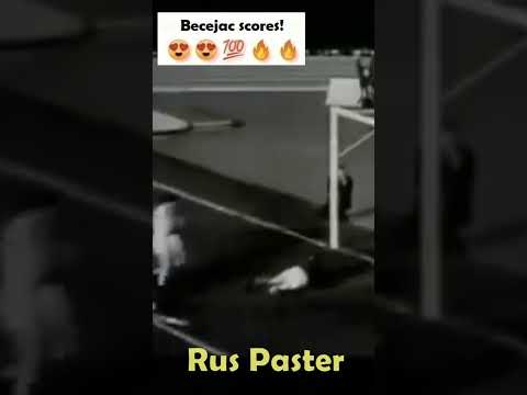 ECC 1965-66. Partizan - Manchester United. Radoslav Bečejac scores.