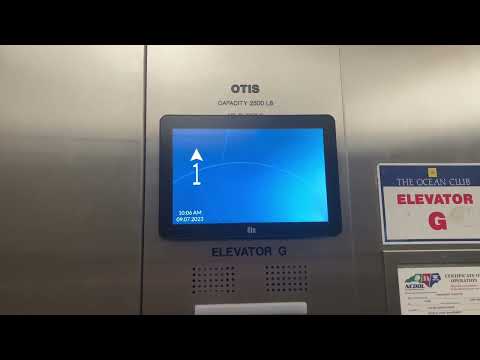 1324. Otis HydroAccel Hydraulic Elevator at The Ocean Club Condos Building G - Indian Beach, NC