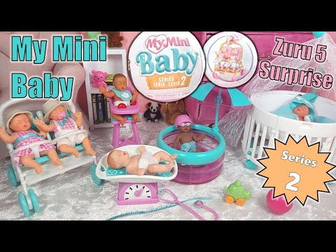 Zuru My Mini Baby SERIES 2 - Opening one of each type