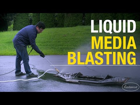 Dustless Blasting - Remove Paint, Rust & More with the Liquid Media Blaster From Eastwood