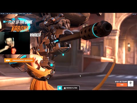 KABAJI is SHOWING HIS WIDOW SKILL - POTG! [ OVERWATCH 2 TOP 500 SEASON 2 ]