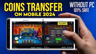 Coins Transfer Trick on Mobile in 8 BALL POOL 2024 | 100% Safe Coin Transfer New Method | Shahmim xD