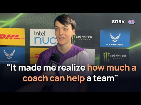 snav on coaching Shimmer: "It made me realize how much a coach can help a team"