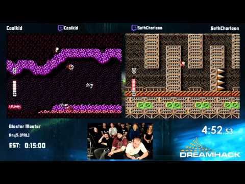 #DHW15 - Blaster Master [any%, PAL] Speedrun Race btwn Coolkid & SethCharleon