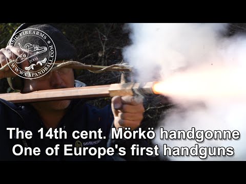 Shooting the strangest 14th century handgonne