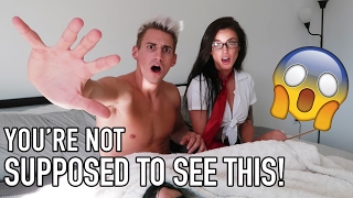 GOT CAUGHT IN BED WITH MY GIRL! IT GETS WILD ;)