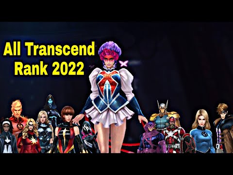 All Transcend Characters Rank 2022 Guide - Marvel Future Fight