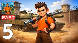 Zone X: Wasteland Survival RPG - Gameplay Walkthrough Part 5 Military Base Escape - (IOS, Android)