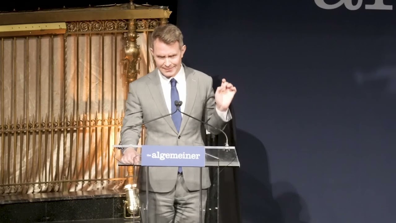 Algemeiner 11th Annual J100 Gala: Douglas Murray Accepts Warrior for Truth Award