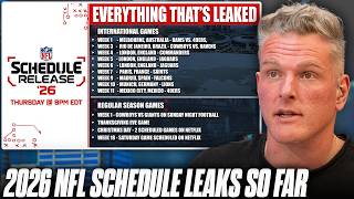 All Of The 2026 NFL Schedule Release Leaks That YOU Need To Know