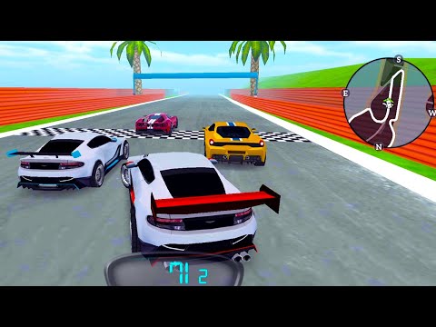 Drive for Speed Simulator games racing cars on racing track