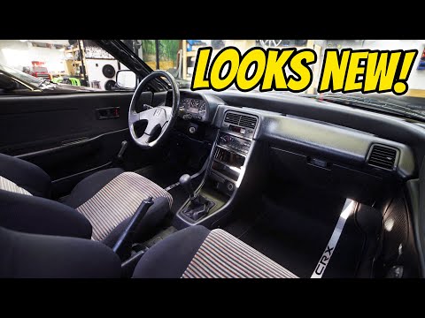1988 CRX Si Restore Part 45 - Interior & Sunroof!