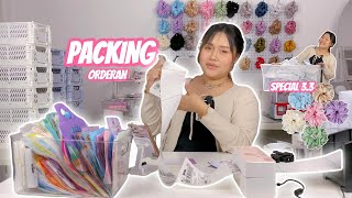 Download lagu PACKING VLOG LEVIA SCRUNCHIE SPECIAL 3.3 🥺💗 (real time packing order   asmr ) mp3