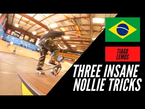 NAME THIS INSANE NOLLIE TRICK WITH TIAGO LEMOS
