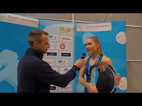 Naisten kaksinpelin SM-kultaa Airi Mikkelä (ÖIF)