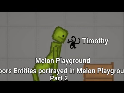 Doors entities portrayed in Melon Playground Part 2 | Melon Playground