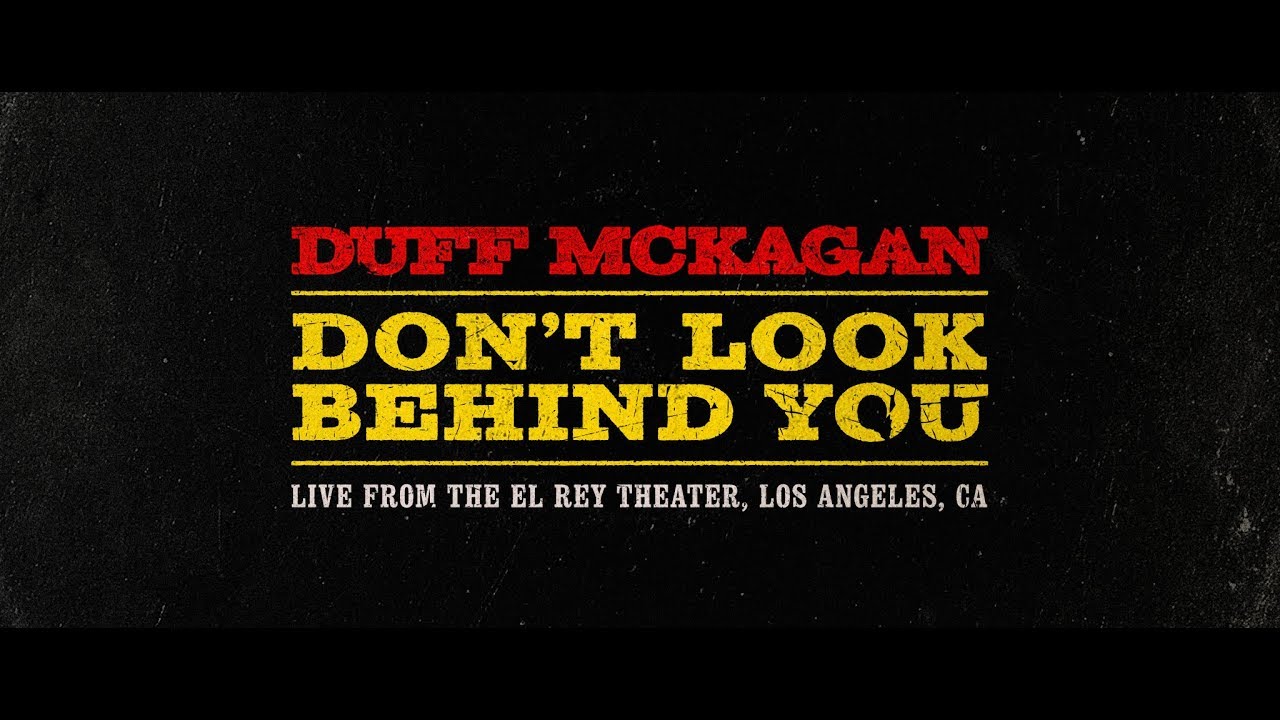 Don’t Look Behind You (Live)