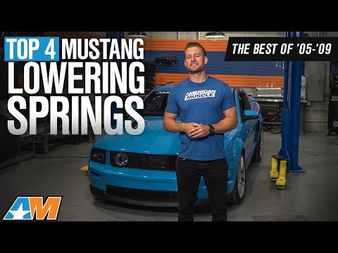 The 4 Best Mustang Lowering Springs For 2005 - 2009 Ford Mustang GT & V6
