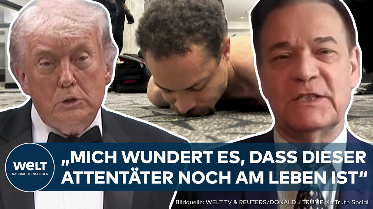 SCHÜSSE BEI TRUMP-DINNER: Experte irritiert! Warum hat der Secret Service denTäter nicht eliminiert?