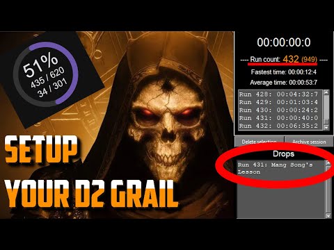 How to Setup Auto Grail/Run Counters For Diablo 2!