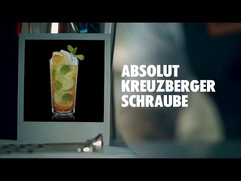 ABSOLUT KREUZBERGER SCHRAUBE DRINK RECIPE - HOW TO MIX