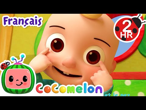 Tête épaules genoux pieds | Chansons pour Bébés | CoComelon Le coin des Animaux de JJ - Comptines