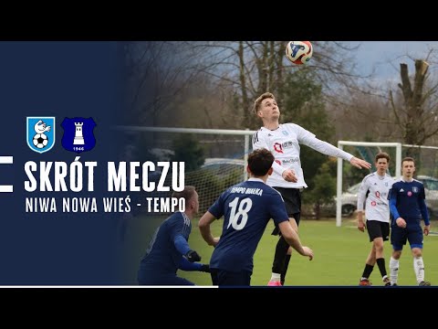 SKRÓT MECZU: Niwa Nowa Wieś - Tempo Białka