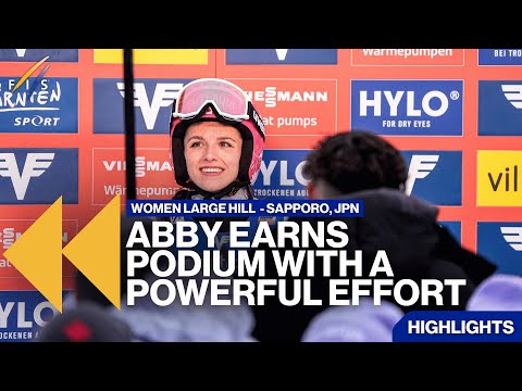 Abigail Strate and Anna Odine earn podium - day one Sapporo! | Highlights | FIS Ski Jumping