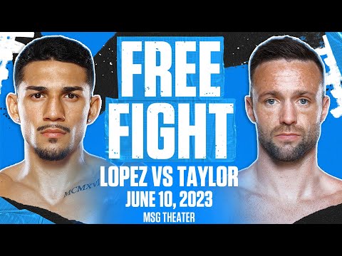 Teofimo Lopez Shows His Superiority Vs Josh Taylor | FREE FIGHT