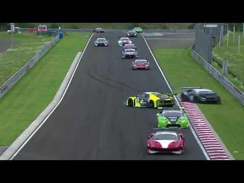 International GT Open 2018 ROUND 4 - Hungaroring Race 2 CRASH
