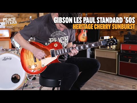 No Talking...Just Tones | Gibson Les Paul Standard '50s - Heritage Cherry Sunburst - 229920217