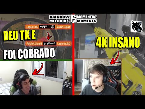 LAGONIS DANDO TK E SENDO COBRADO, PSYCHO FAZENDO 4K DE MAVECO E MAIS - MELHORES MOMENTOS LIVES R6