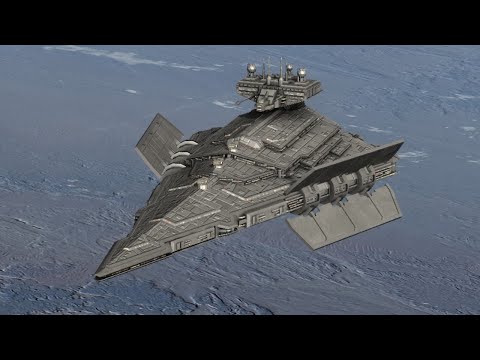 Epic Showdown: AI Chelandion vs AI Victory I & II Star Destroyer - Empire at War Remake NPC Battles