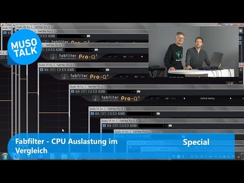 Fabfilter Plugins CPU Auslastung - Special