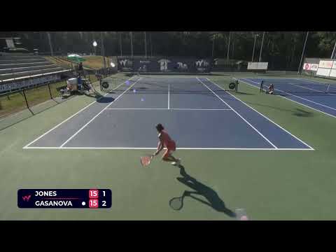 Emerson Jones [4] (AUS) vs Anastasia Gasanova [7] (RUS) / 1-6 6-4 6-1 / W100 Macon GA/ Quarter-final