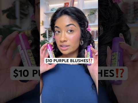 THESE NEW PURPLE NYX FAT CHEEKS BLUSH SURPRISED ME 😶